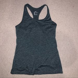 Nike dri fit athletic tank grey black